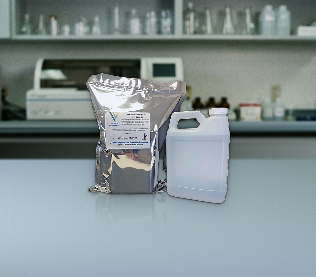 Oxidant History Bulk Reagent Kit 1 Liter (10000 tests) — V-AOXH-XL