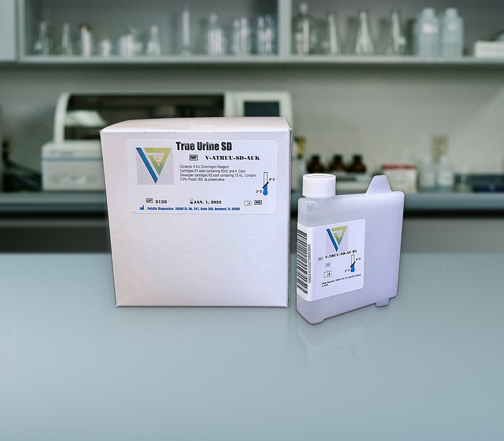 True Urine Short Duration Reagent 4×50 ml 4×20 ml, AU Series — V-TRUU-SD-AUK